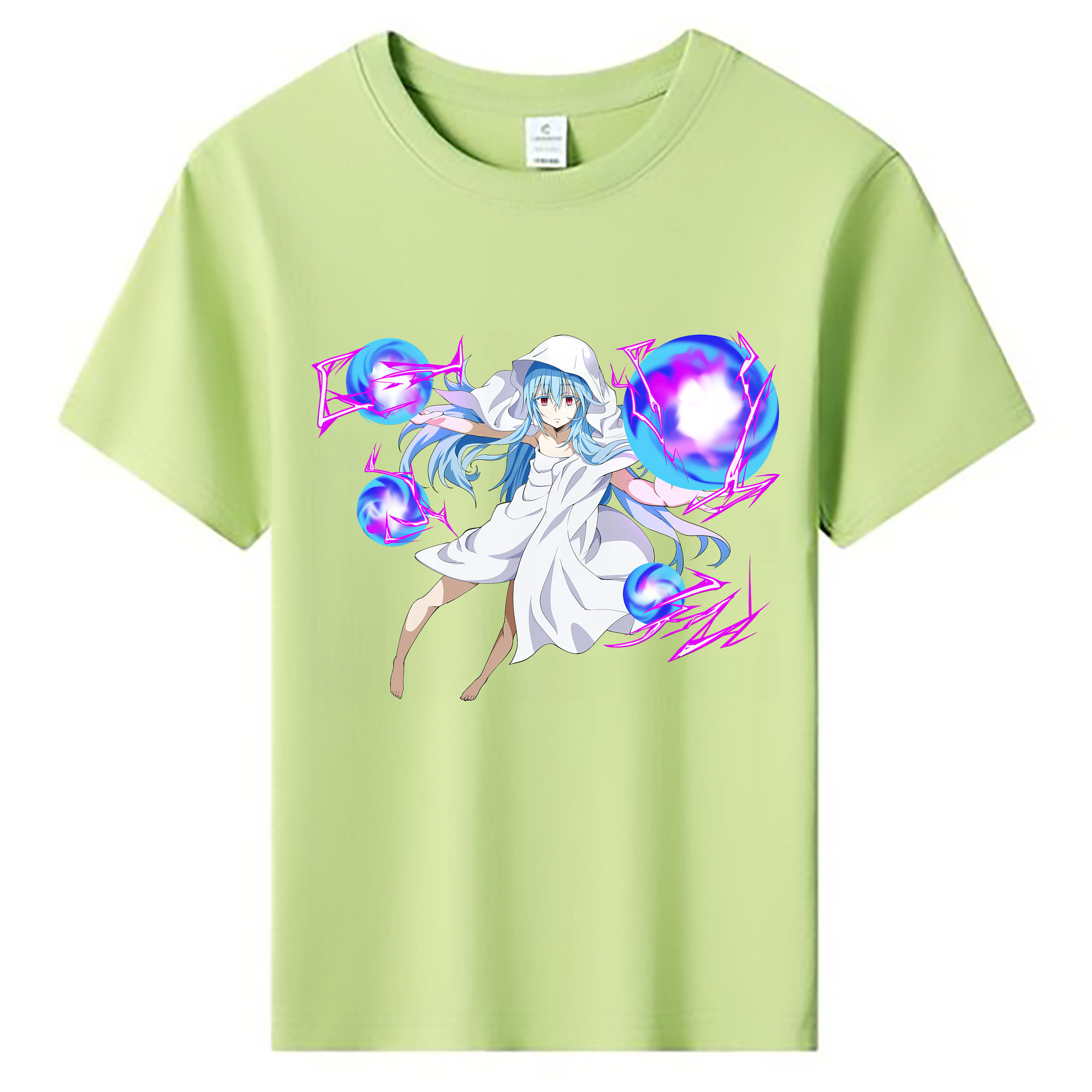 （画像用） 転スラ Regarding Reincarnated to Slime 綿100％キッズTシャツ（フロントプリント）